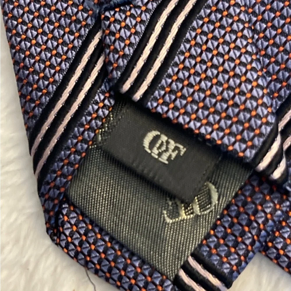 Classic Striped Tie - Navy and Black